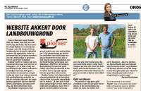 Beschikbare landbouwgrond compleet in beeld gebracht